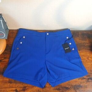 BRAND NEW DKNY HIGHWAISTED MUSEUM ROW NAVY BLUE SIZE 12